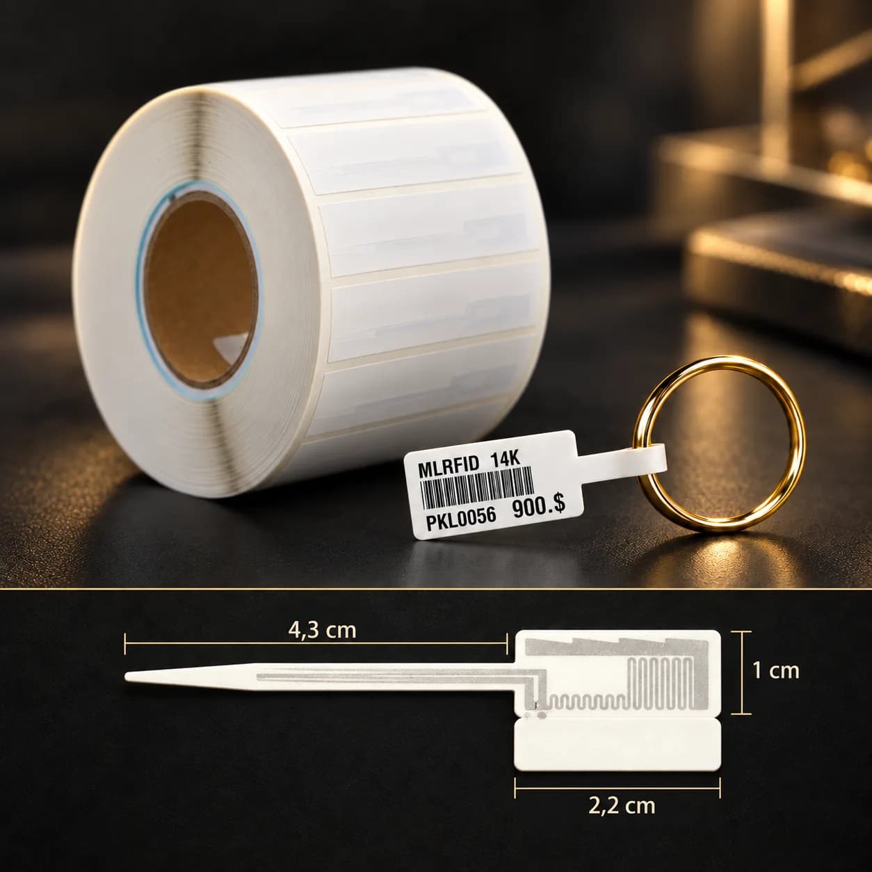 2000 lik Ages RFID Küçük Etiket 2000 lik Ages RFID Küçük Etiket — Etiketleme Ürünleri, M&L Akdeniz